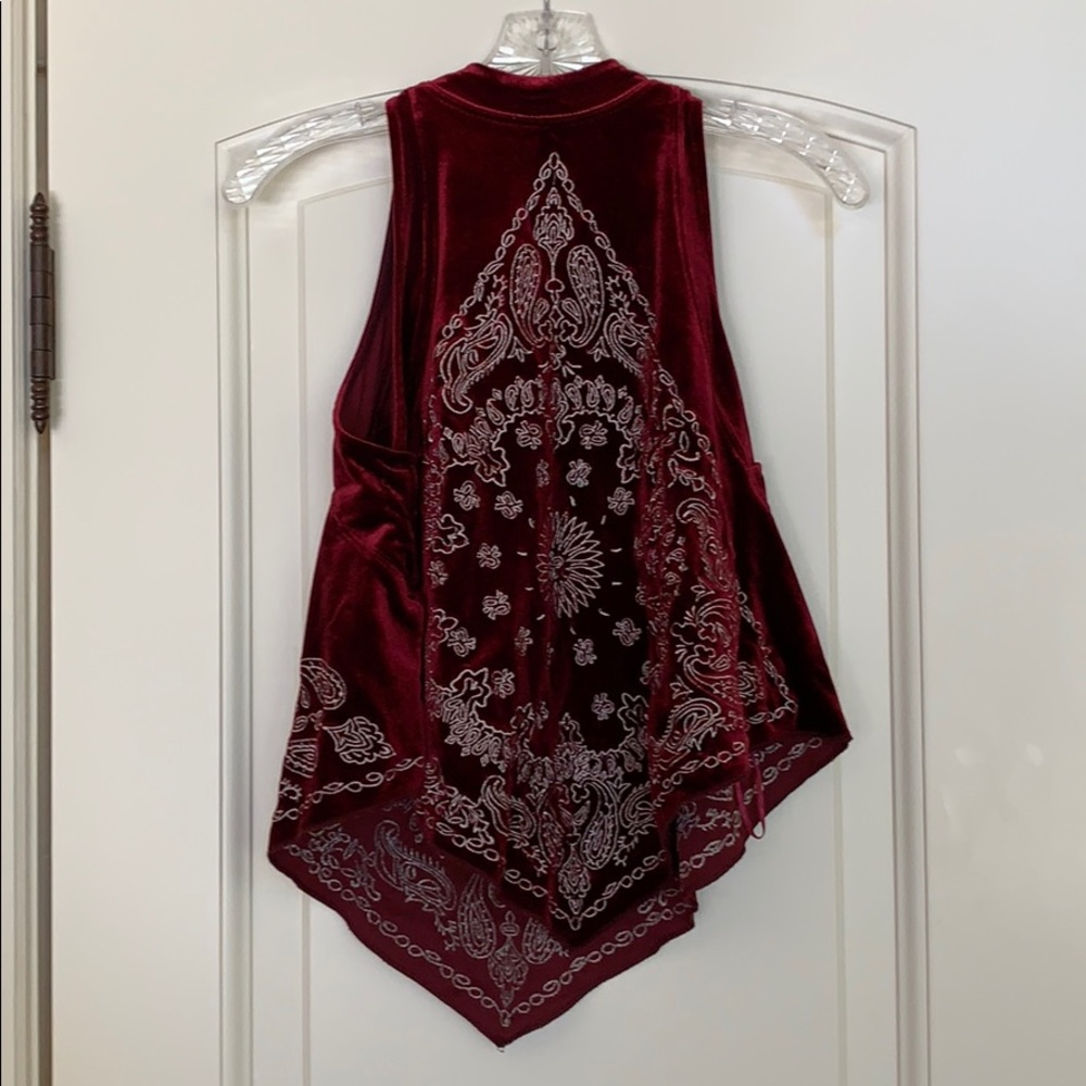 Velvet Embroidered Tunic